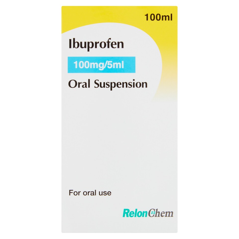 Relonchem Ibuprofen Oral Suspension 100Ml Tesco Groceries
