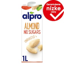 Alpro mandľový nápoj nesladený - nepražený 1 l