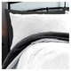 image 2 of Silent Night Grey White Teddy Duvet Set Double