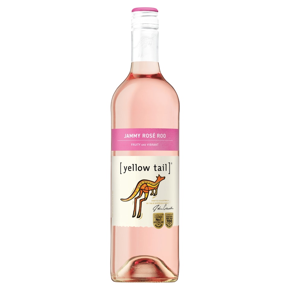 Yellow Tail Jammy Rose Roo Wine 750Ml