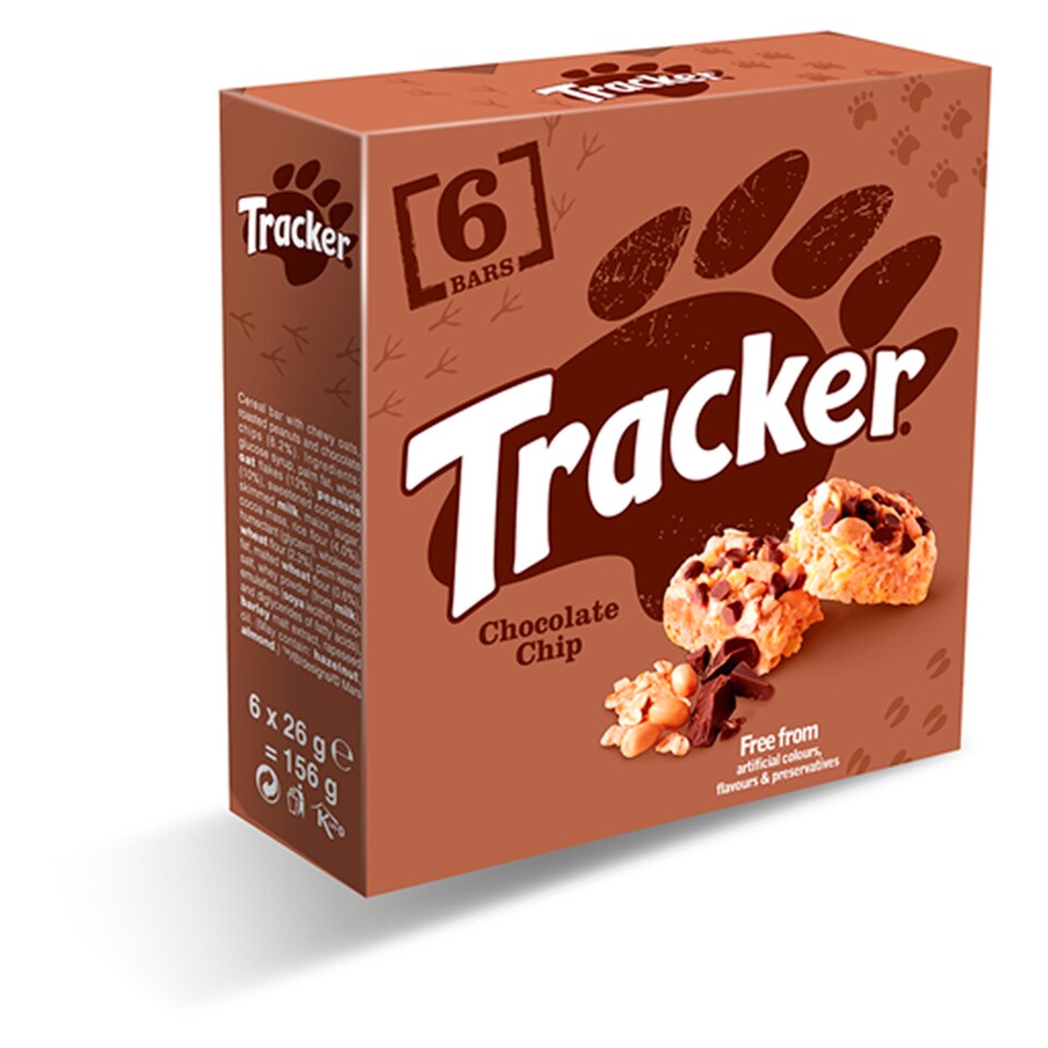 Tracker Chocolate Chip 6 Pack 156G