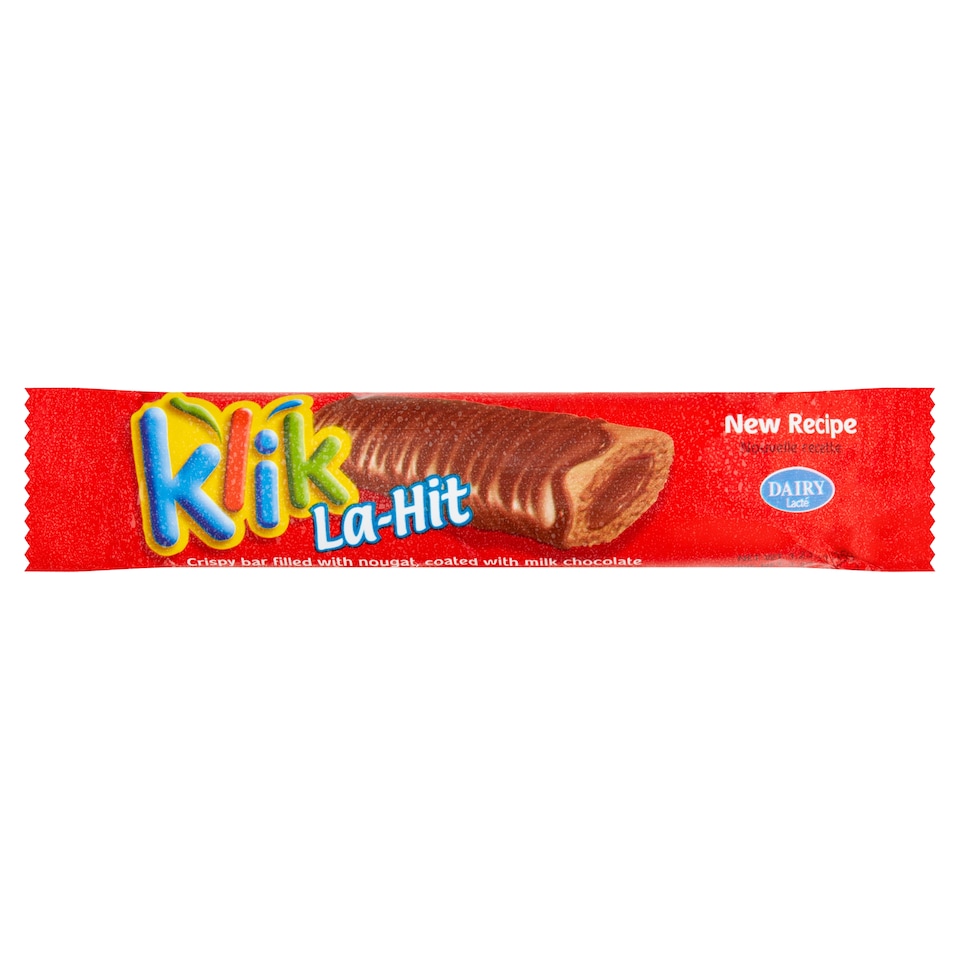 Klik La-Hit Milk Chocolate Nougat Bar 35G