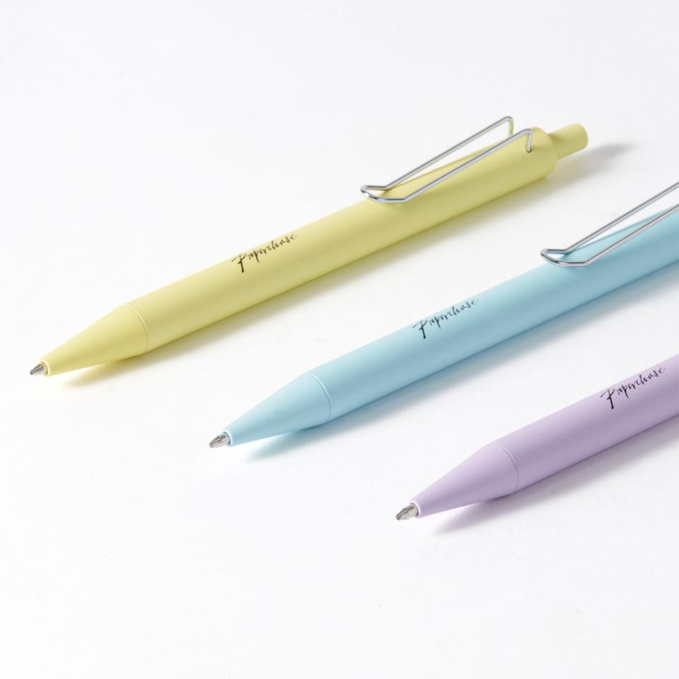 image 1 of Paperchase Ombre Set of 3 Metal Ball Point Pens