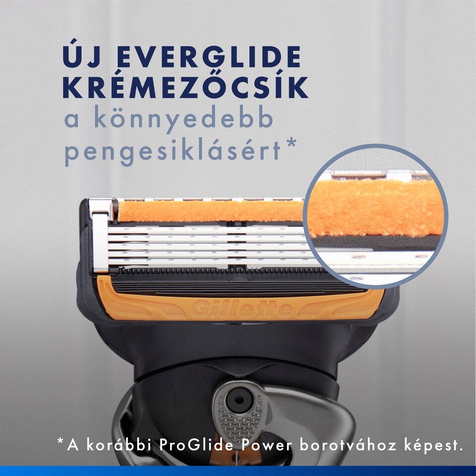 Gillette ProGlide Power Férfi Borotvabetétek, 4 Borotvabetétek, Precíziós Nyíró 1. kép