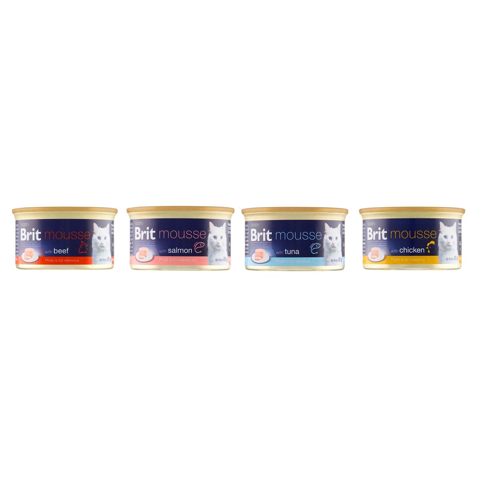 image 1 of Brit Premium by Nature Cat Mousse Mix 8 x 85g (680g)