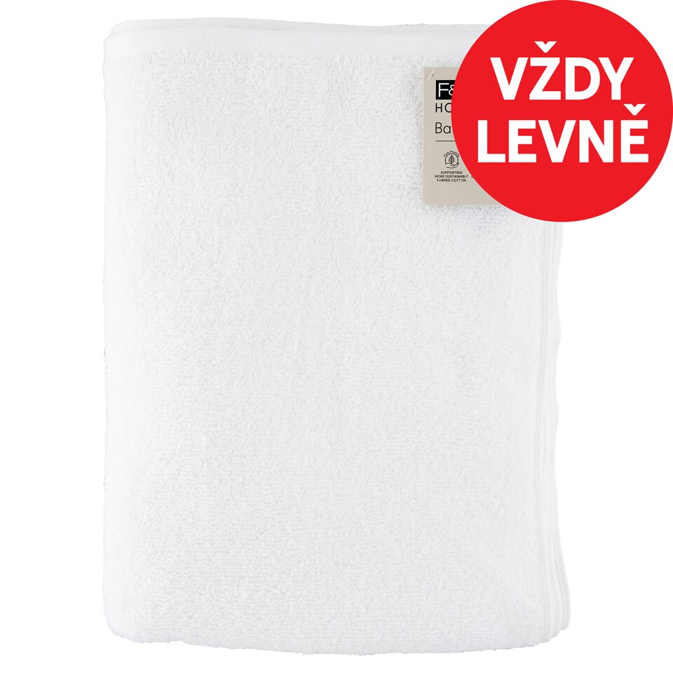 F&F Home White osuška 100 cm x 140 cm