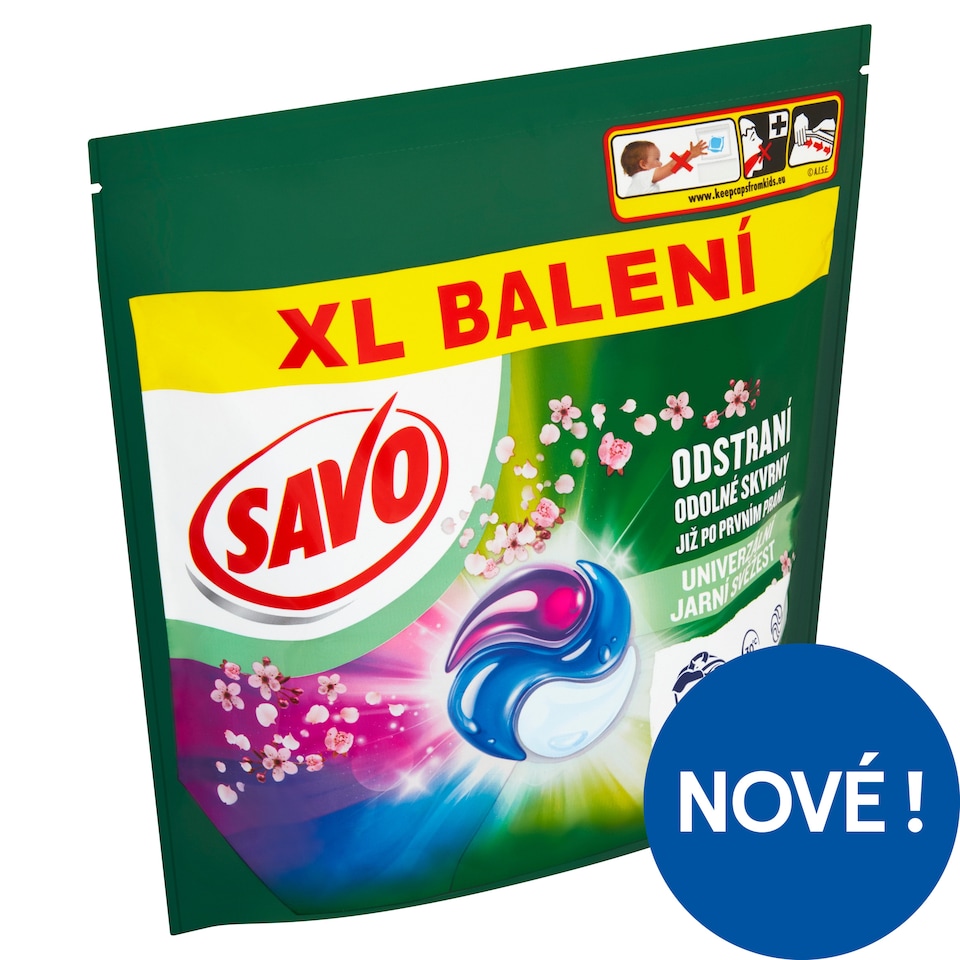 Obrázek 1 pro produkt Savo kapsle na praní Jarní svěžest 39W