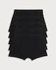 image 2 of F&F Boys 5-Pack Cotton Rich Trunks in Black