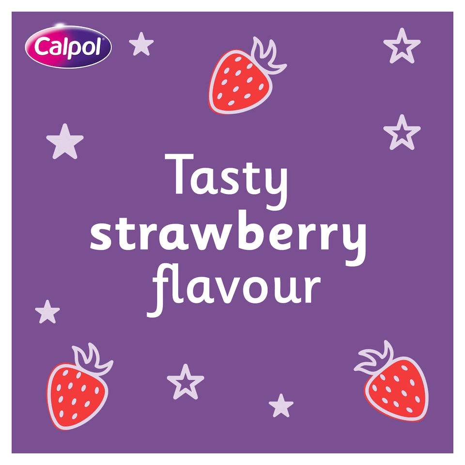 image 1 of Calpol Infant Paracetamol Fever & Pain Relief Suspension - Strawberry 200ml