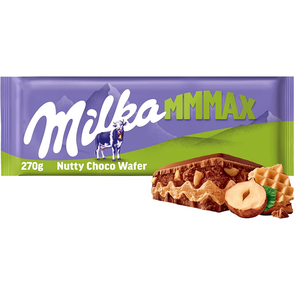 Milka Mmmax Nutty Choco Wafer 270 g