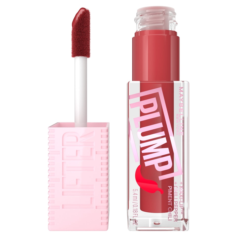 image 1 of Maybelline Lifter Plumping Lip Gloss - Hot Chilli 5.4ml