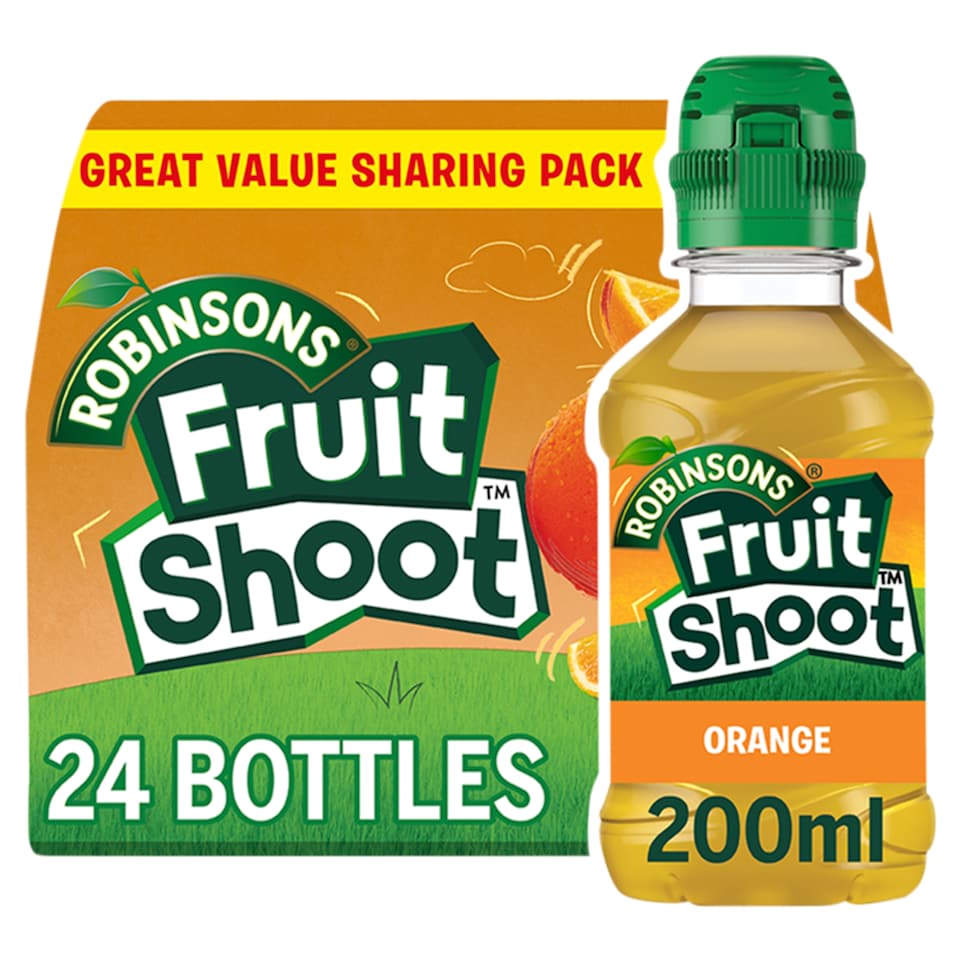 Fruit Shoot Orange Kids Juice Drink 24x200ml 