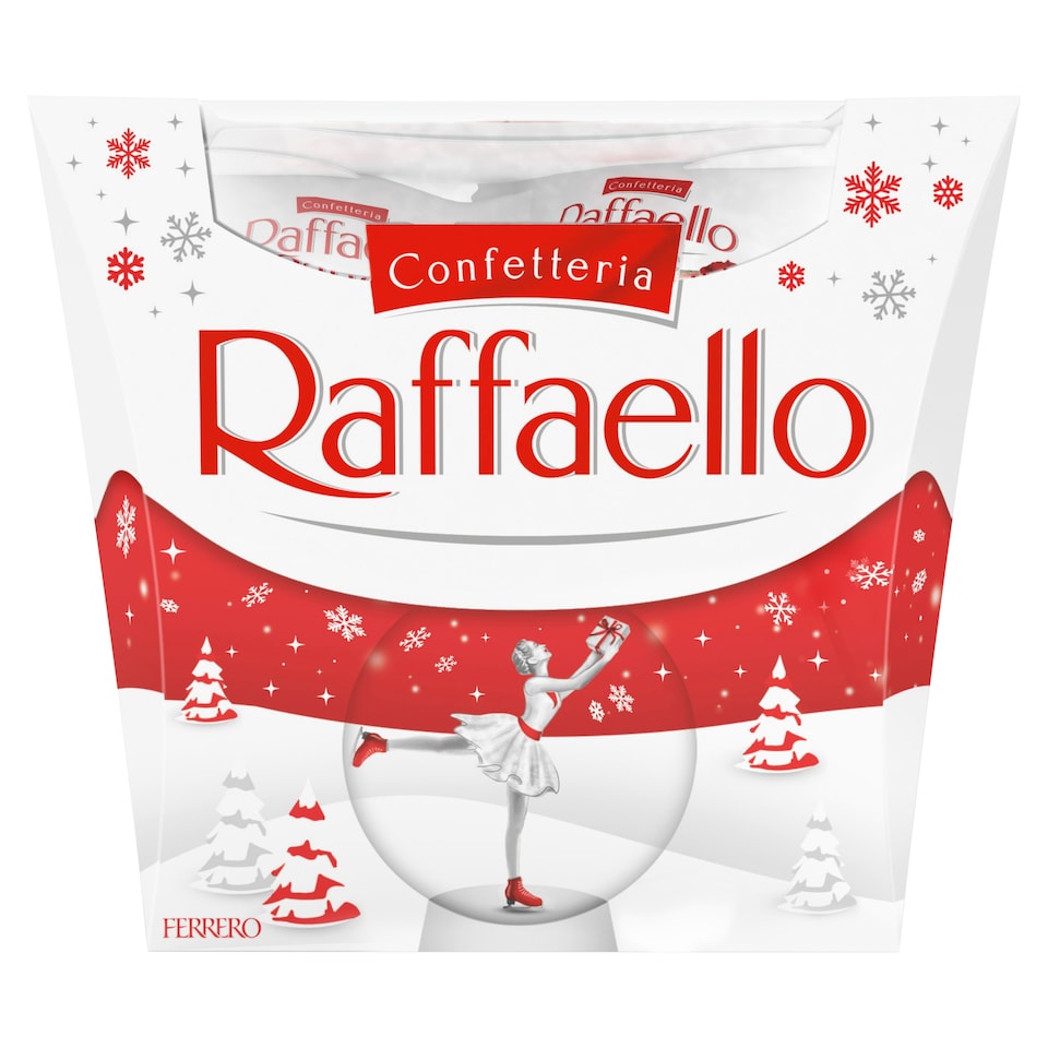 Obrázek 1 pro produkt Ferrero Raffaello Oplatka s náplní a celou mandlí zdobená strouhaným kokosem 150g
