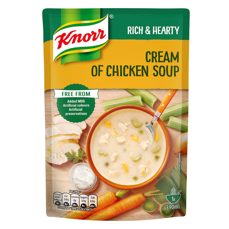 image 1 of Knorr Rich And Hearty Cream Of Chicken 390G