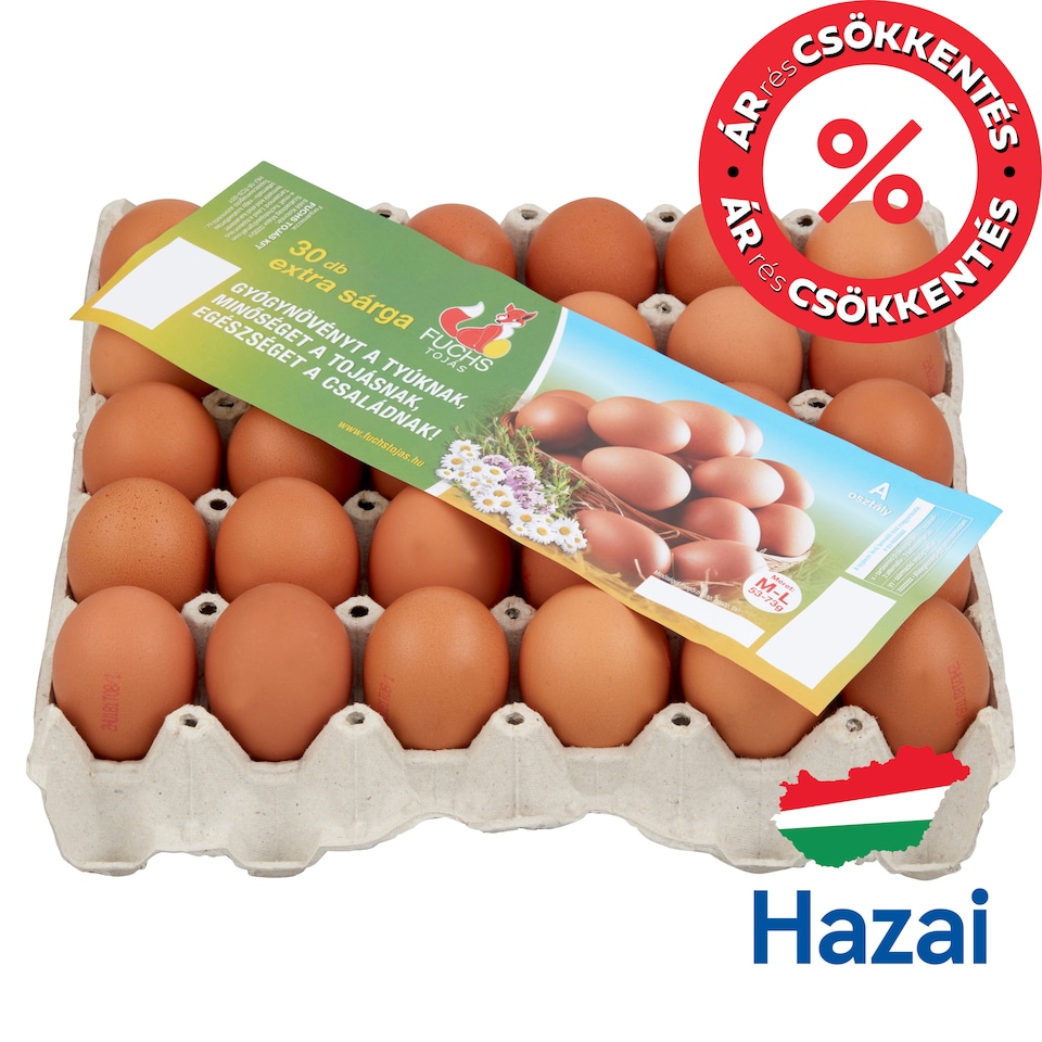 Fuchs Extra Yellow Egg M-L 30 pcs