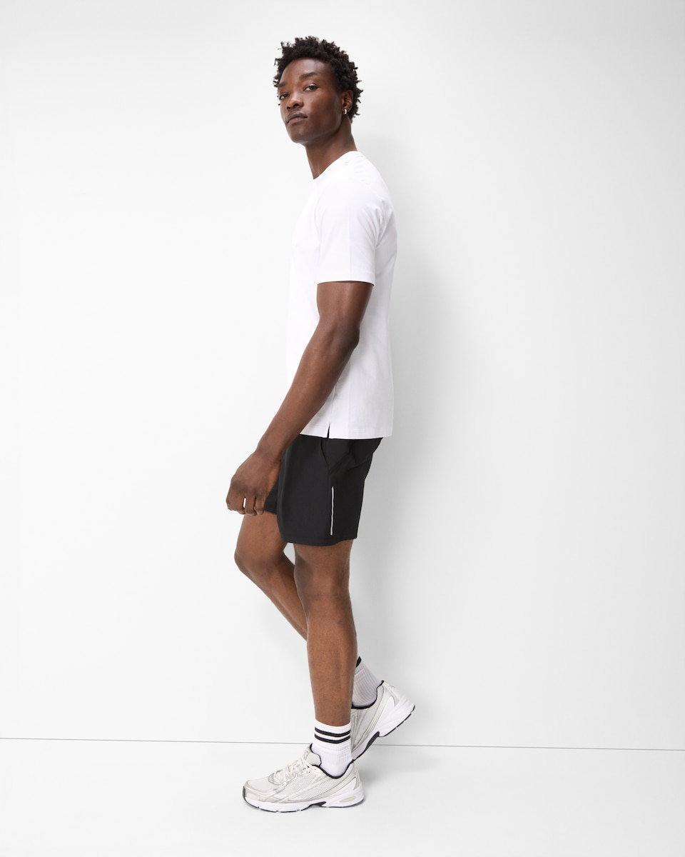 image 1 of F&F Active ULTRARUN Cotton Rich T-Shirt in White