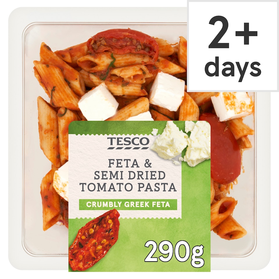 Tesco Feta Semi Dried Tomato Pasta 290G