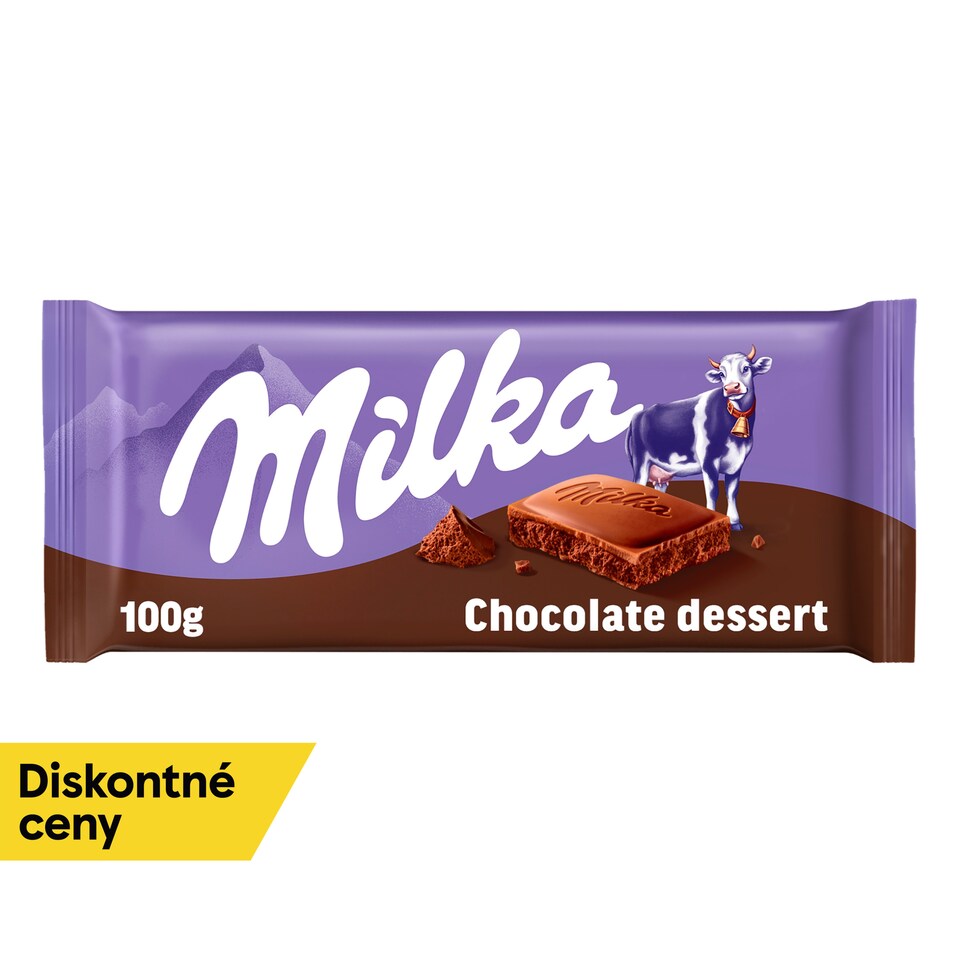 obrázok 1 z Milka Chocolate Dessert mliečna čokoláda z alpského mlieka plnená našľahanou kakaovou náplňou 100 g