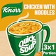 image 1 of Knorr Quick Soup Chicken Noodle 3X64ml