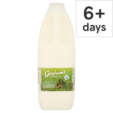 Graham's Organic Semi-Skimmed Milk 2 Litre