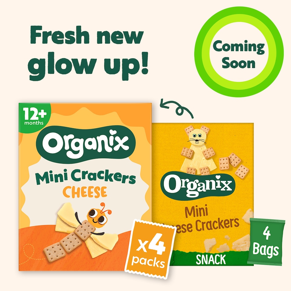 image 1 of Organix Mini Cheese Cracker 4 X 20G