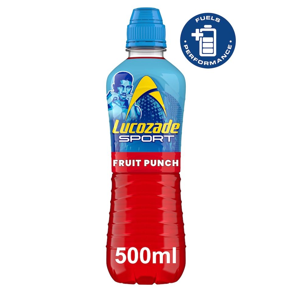 Lucozade Sport Apple Vs Raspberry Fruit Punch 500Ml