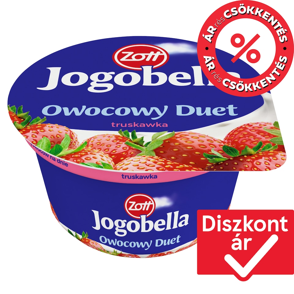 Zott Jogobella élőflórás, savanyított tejszínes desszert 180 g