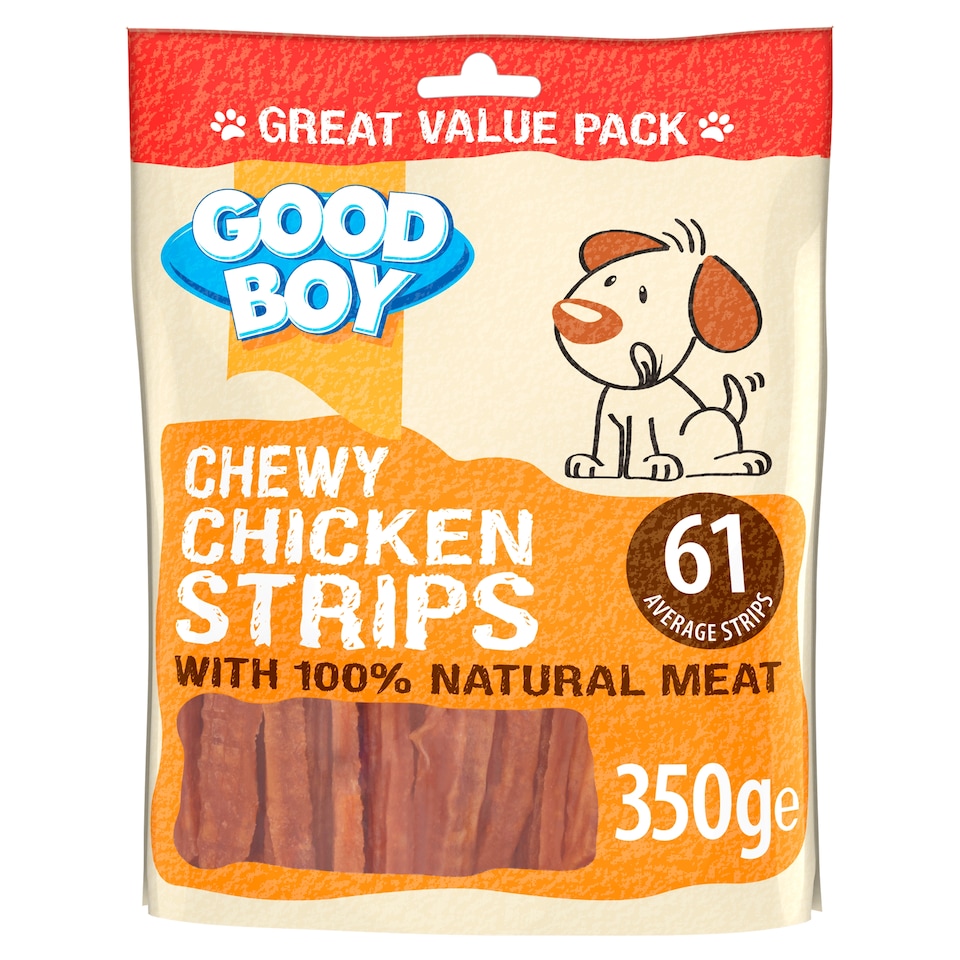 image 1 of Good Boy Chewy Chicken Strips 350G