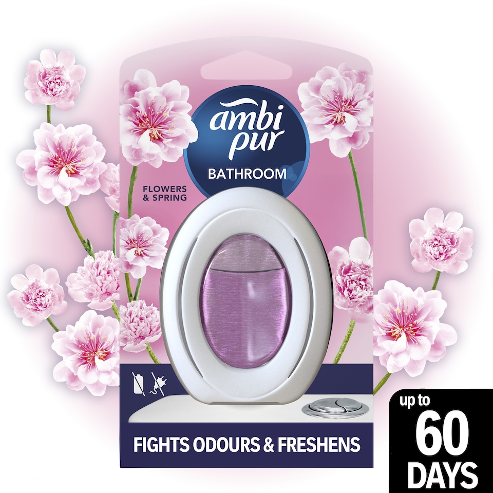 Ambi Pur Bathroom Flowers and Spring Osvěžovač Vzduchu 1 X