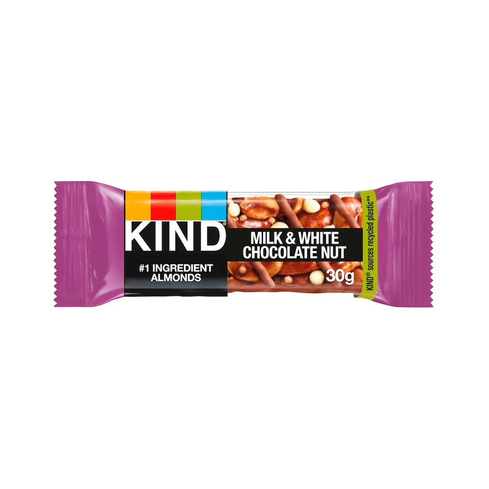 image 1 of KIND Milk & White Chocolate Nut Bars 3x30g