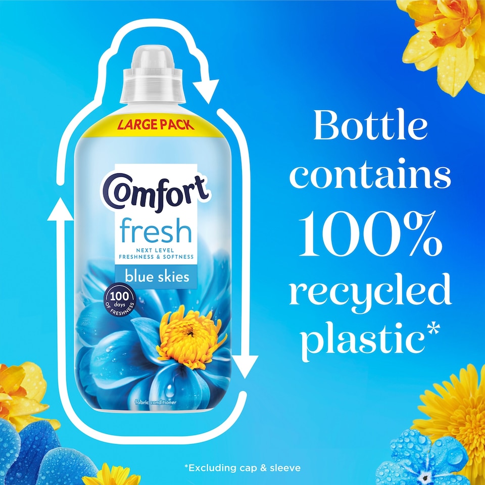 image 1 of Comfort Fresh Fabric Conditioner Blue Skies 52 Washes 1560ml