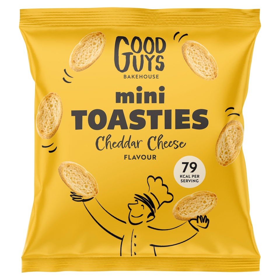 Good Guys Bakehouse Mini Toasties Cheddar Cheese 85g