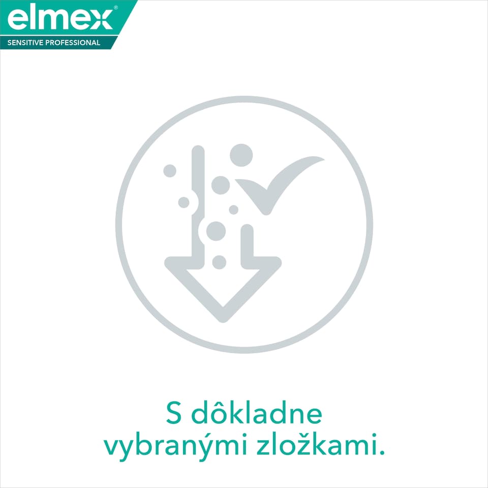 obrázok 1 z elmex® Sensitive Professional Advanced Pain Relief zubná pasta na citlivé zuby 75 ml
