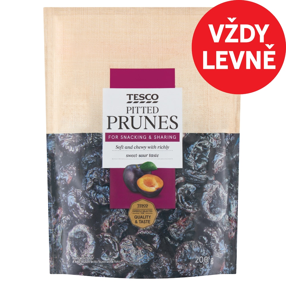 Tesco Švestky vypeckované 200g