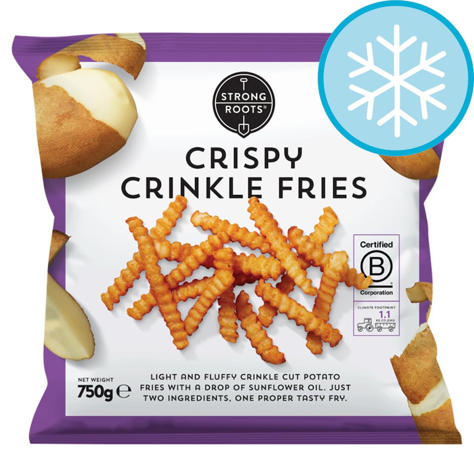 Strong Roots Crispy Crinkle Fries 750g
