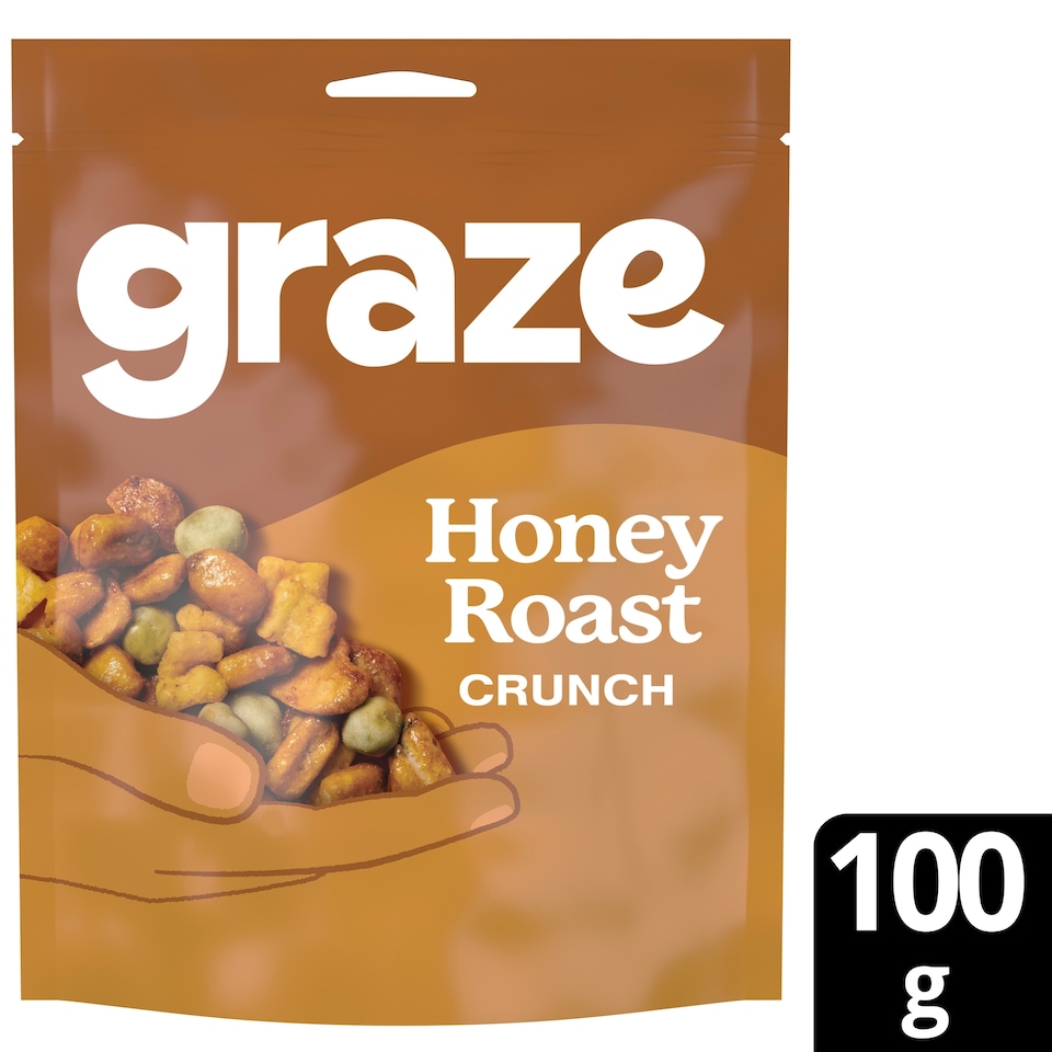 image 1 of Graze Honey Roast Crunch Sharing Bag Snack 100G