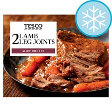 Tesco 2 Slow Cooked Lamb Leg Joints 585G