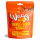 image 3 of Wagg Three Bird Roast Dog Treats Clip Strip 100g