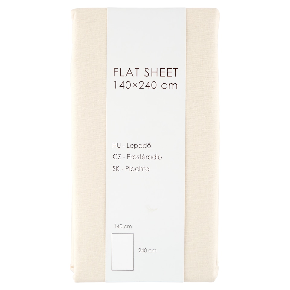 White Alyssum Polycotton lepedő 140 cm x 240 cm