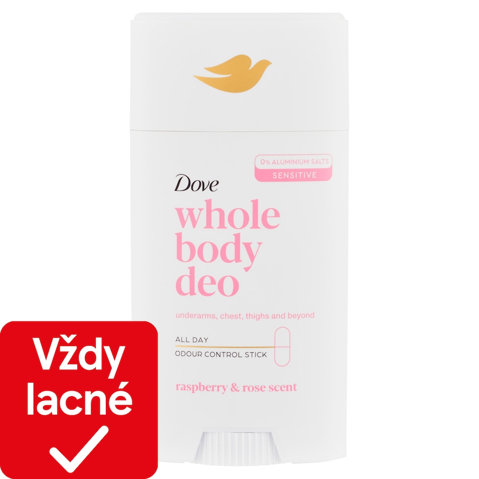 image 1 of Dove Whole Body Deo Raspberry & Rose Scent Deodorant Stick 75 ml