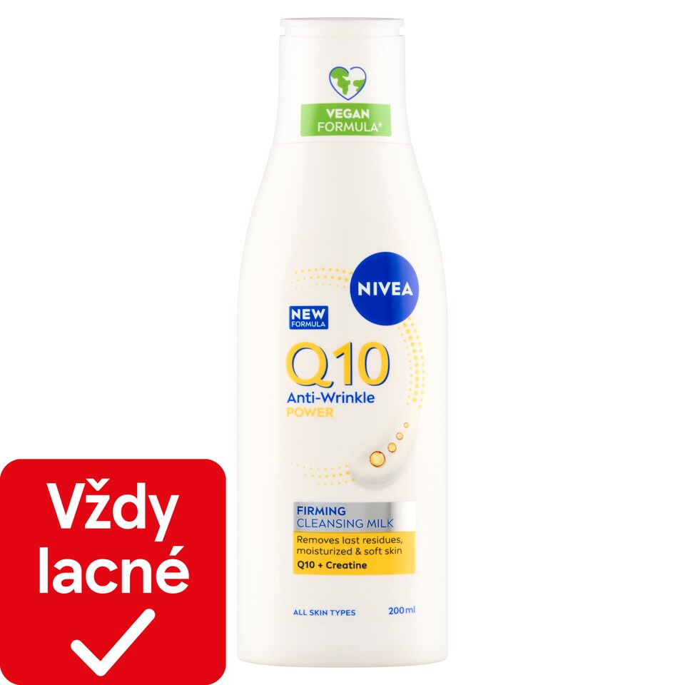 image 1 of Nivea Q10 Power Firming Anti-Wrinkle Cleansing Milk 200 ml