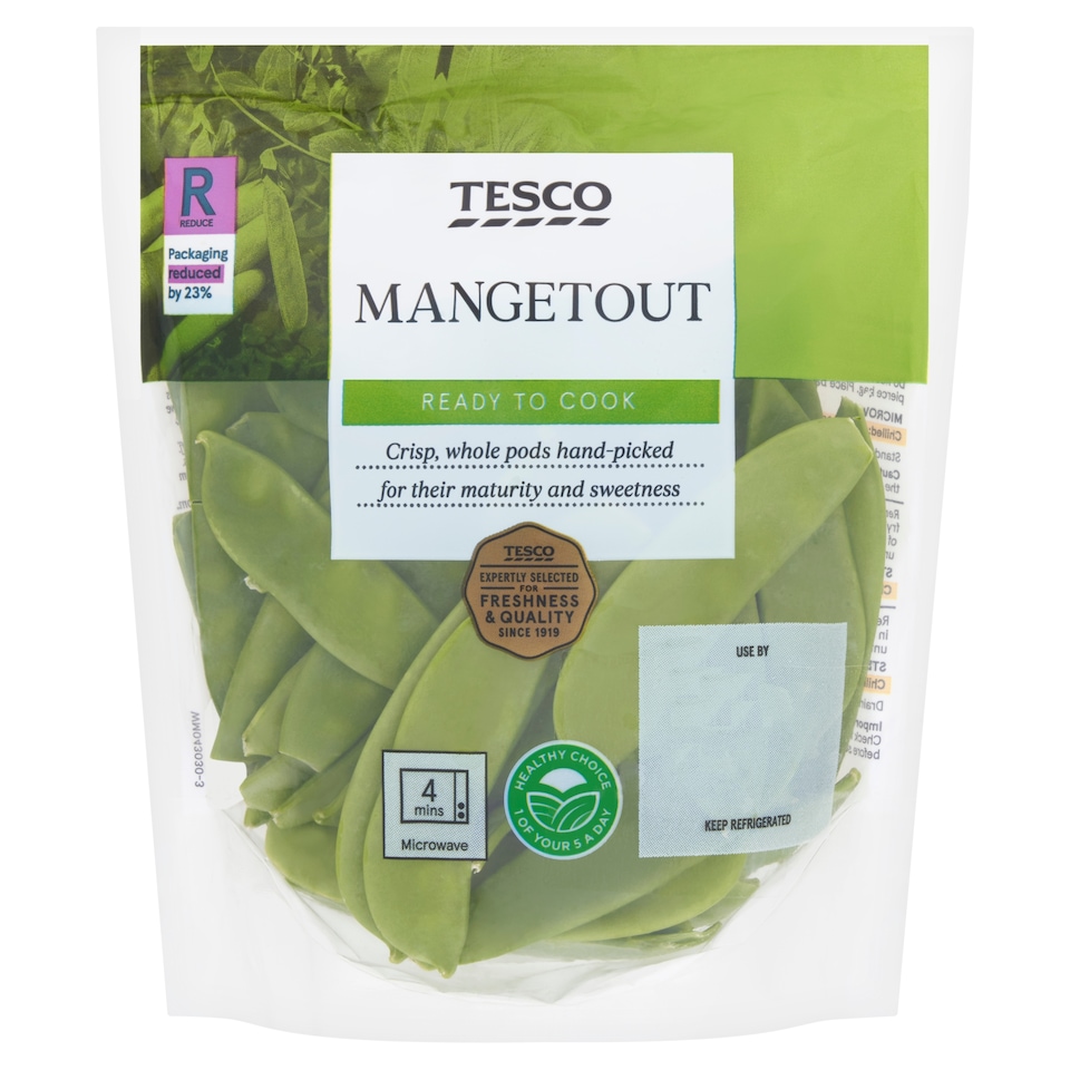 image 1 of Tesco Express Sugar Snap Mangetout 160G