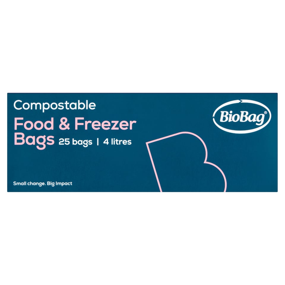 Biobag Biological Freezer And Food 4L 25 Bags