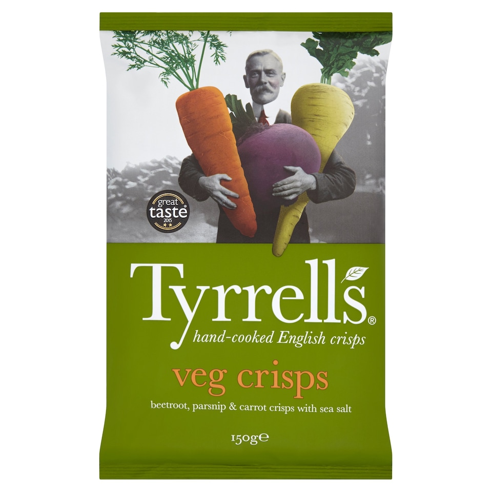 Tyrrells Mixed Root Vegetable Crisps 150G