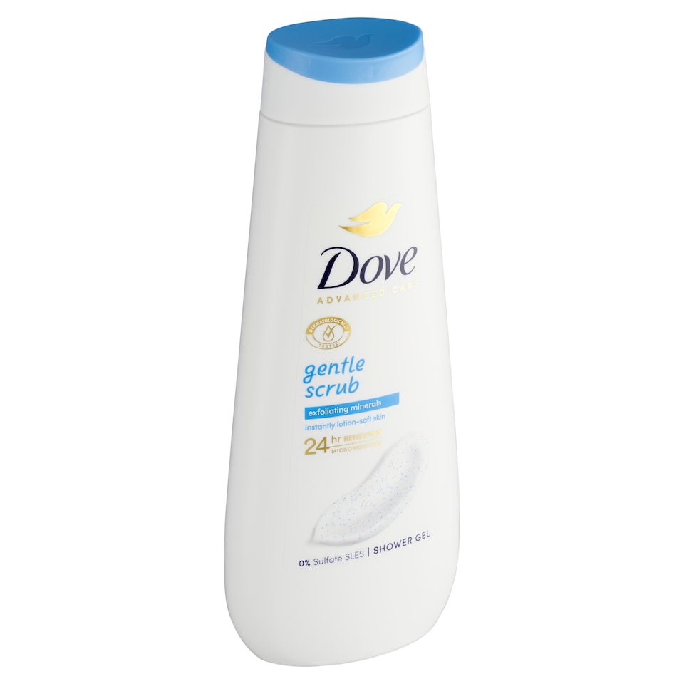 Dove Advanced Care Gentle Scrub sprchový gel 400ml