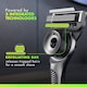 image 2 of Gillette Labs Men's Razor Magnetic Stand Travel Case 4 Blades