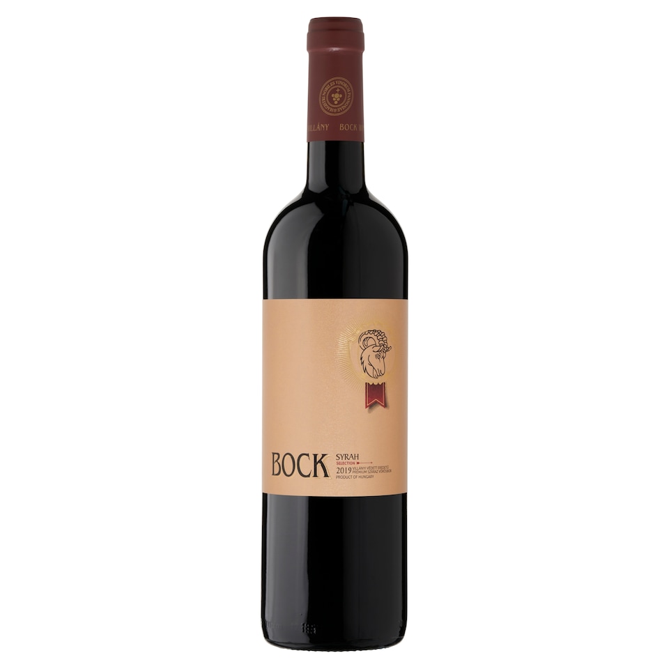Bock Villányi Syrah prémium száraz vörösbor 15% 750 ml  1. kép