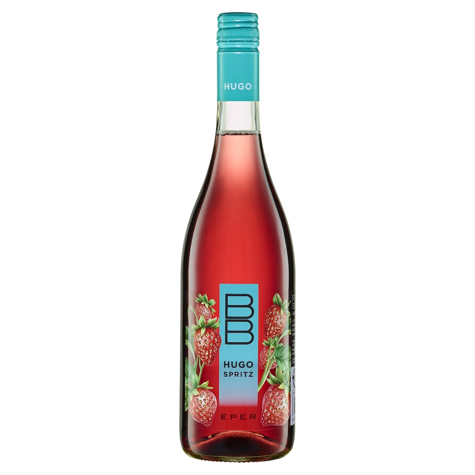 BB Hugo Spritz eper ízű, szénsavas, ízesített boralapú koktél 7% 0,75 l