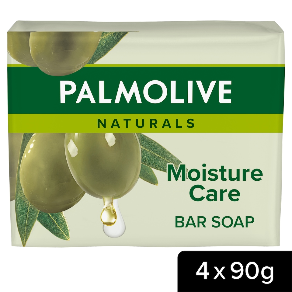 image 1 of Palmolive Naturals Moisture with Olive Bar Soap x4