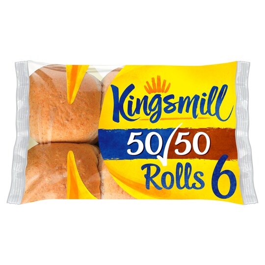 Kingsmill 50/50 Rolls 6 Pack